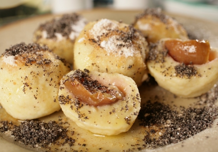 Potato Dumplings with Fruit